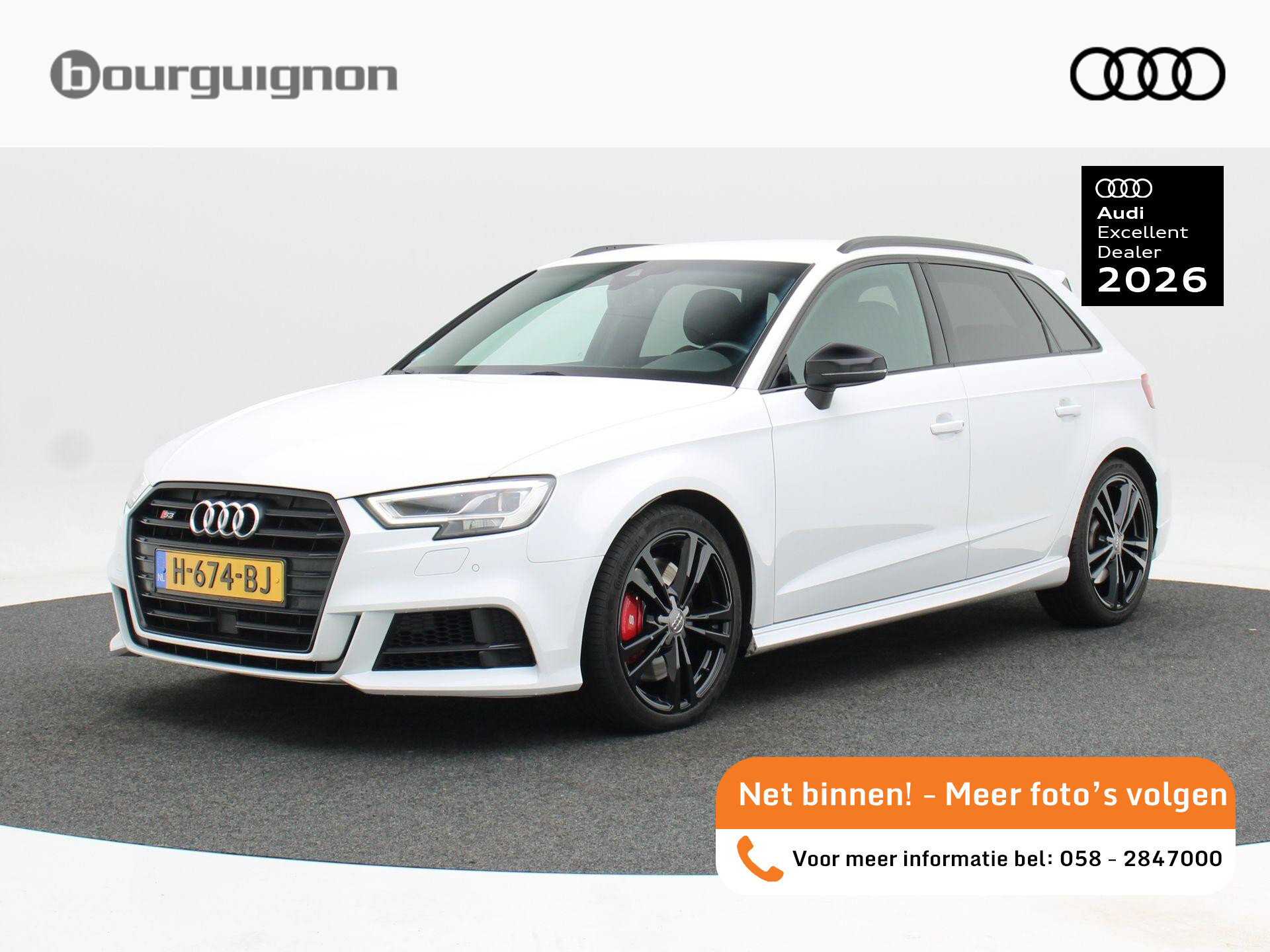 Audi S3 Sportback 2.0 TFSi 301 Pk Automaat quattro