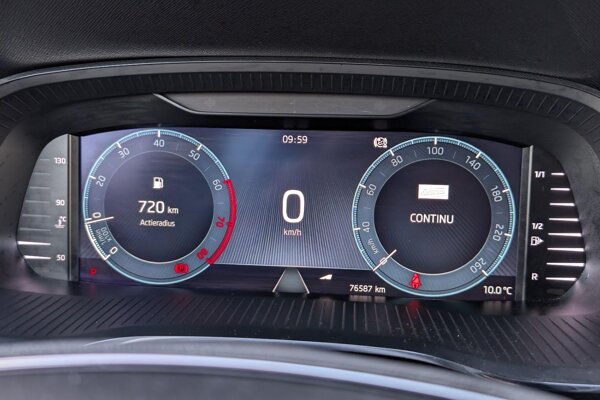 volledig digitaal instrumentenpaneel