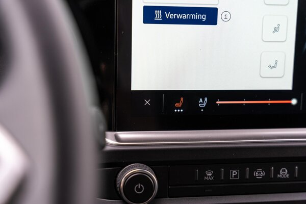 voorstoelen verwarmd