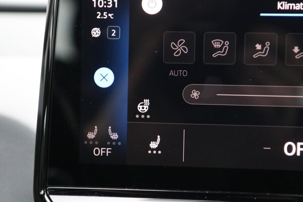 voorstoelen verwarmd