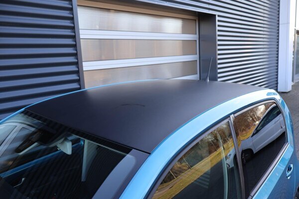 dak & spiegels gewrapt in satin black