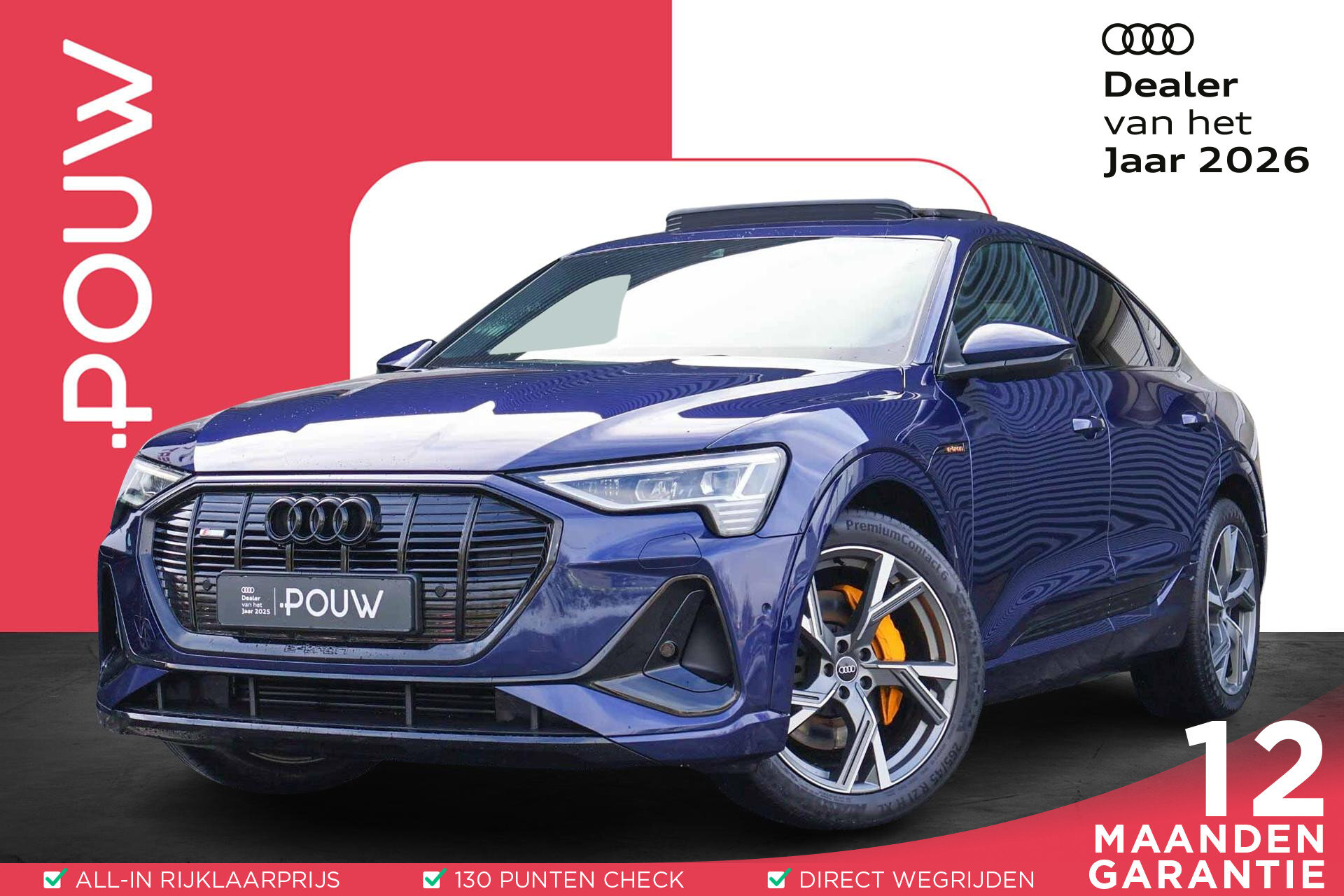 Audi e-tron Sportback 50 313pk quattro S Edition 71 kWh