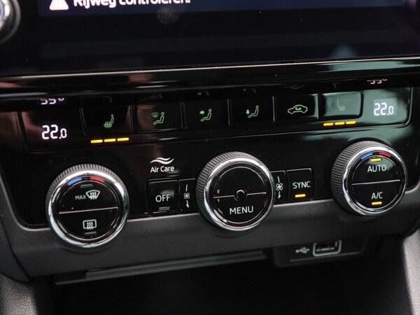 voorstoelen verwarmd