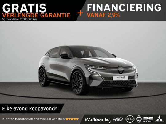 Renault Megane E-Tech Esprit Alpine Comfort range