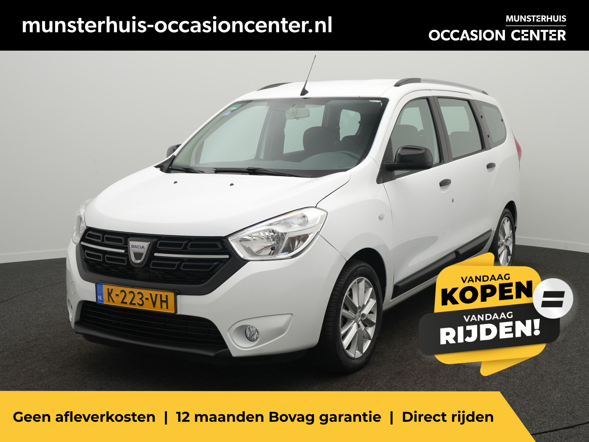 Dacia Lodgy TCe 130 Comfort - Occasion Lease vanaf €514 p/m