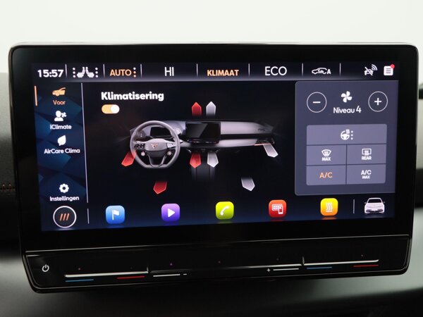 voorstoelen verwarmd