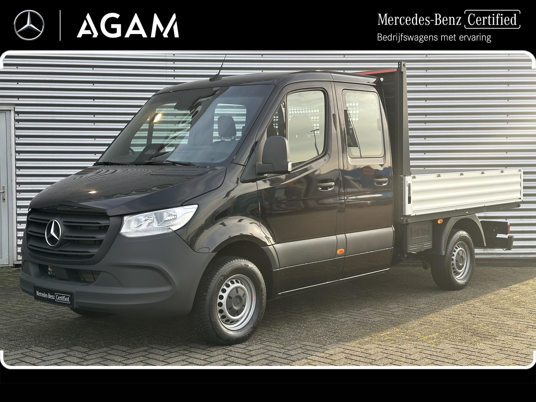 Mercedes-Benz Sprinter 317 CDI L2 Dubbele Cabine Open Laadbak