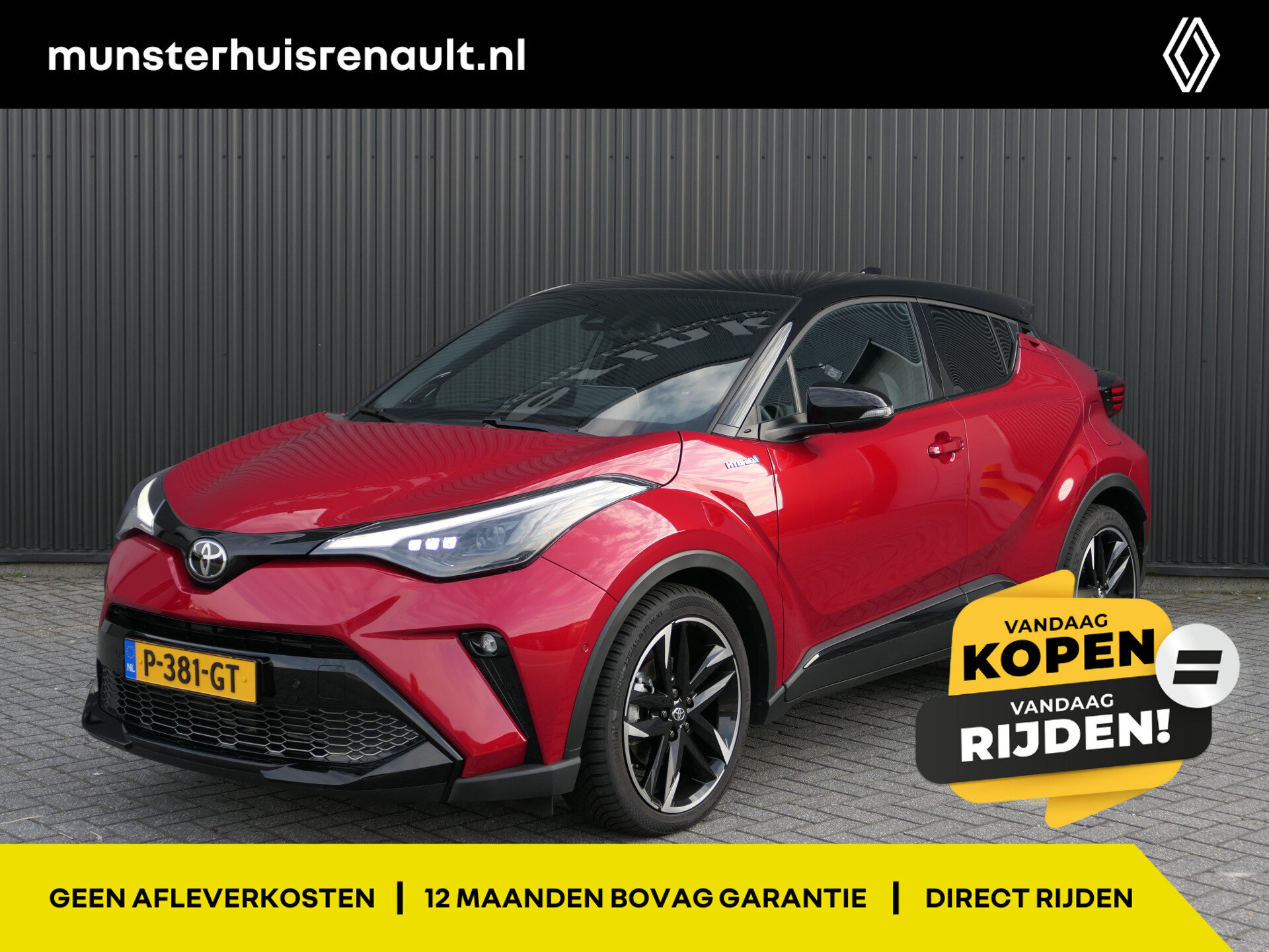 Toyota C-HR 2.0 Hybrid GR-Sport - Occasion Lease vanaf €574 p/m -