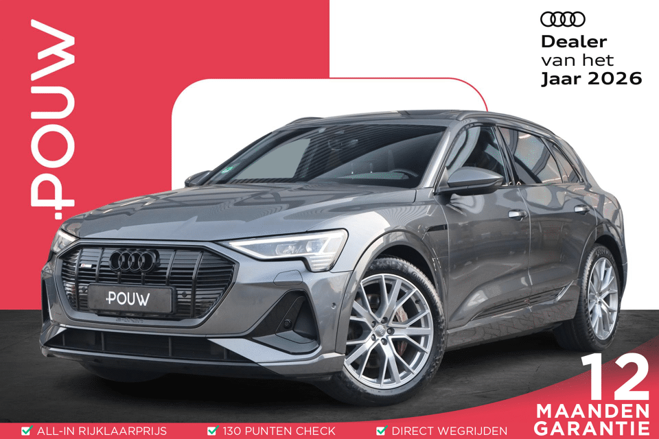 Audi e-tron 50 313pk quattro Launch Edition Black 71 kWh - Afbeelding 1