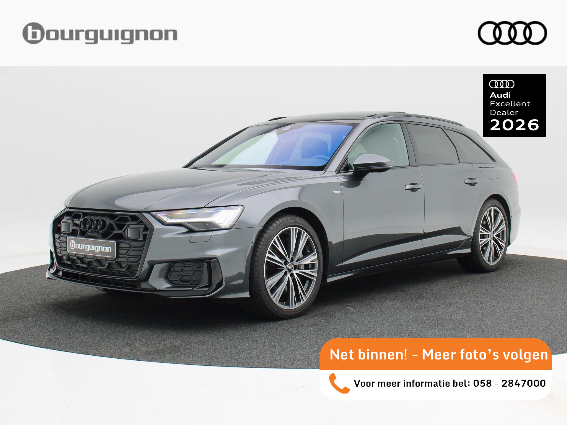 Audi A6 Avant 50 TFSi e 299 Pk quattro S-Line Competition