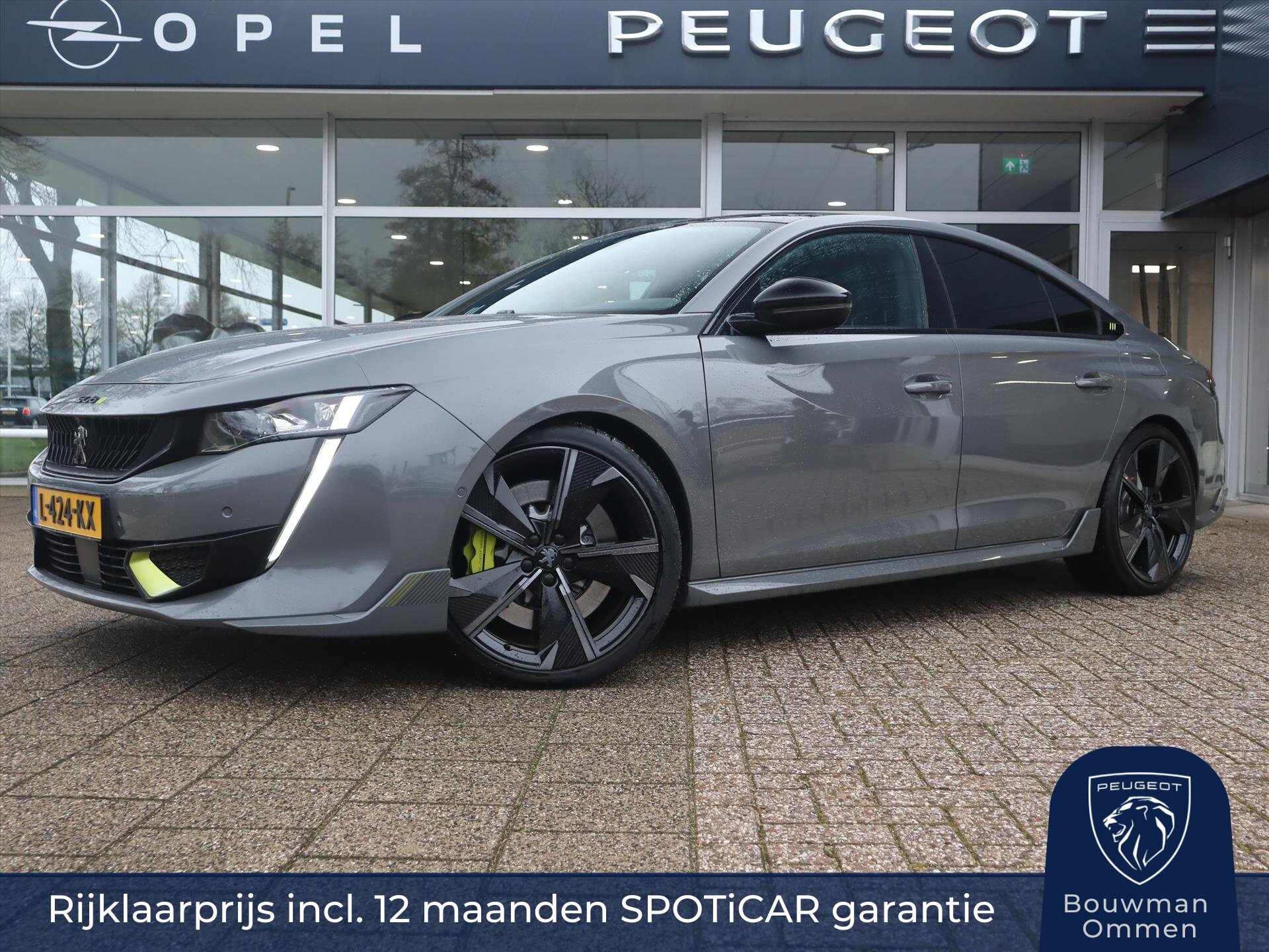 Peugeot 508 Berline PSE HYbrid 360PK e-EAT8 Automaat, Rijklaarprijs, Panoramisch schuif/kanteldak Navigatie FOCAL HiFi 7,4 kW lader
