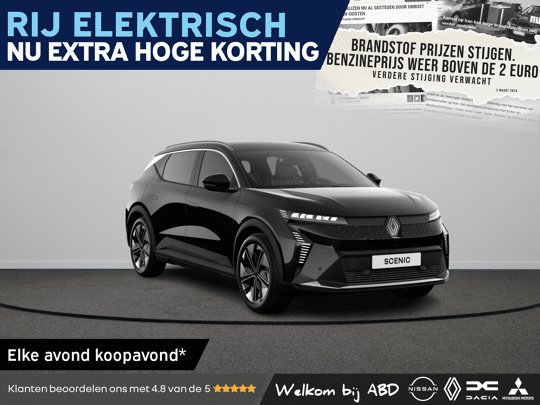 Renault Scénic E-Tech Techno Comfort range