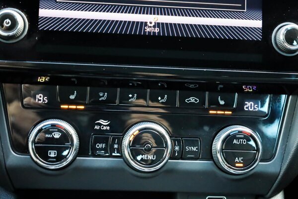 voorstoelen verwarmd