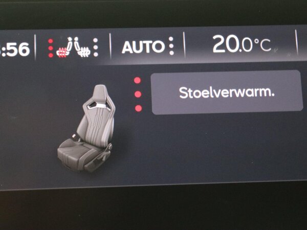 Verwarmbare stoelen vóór