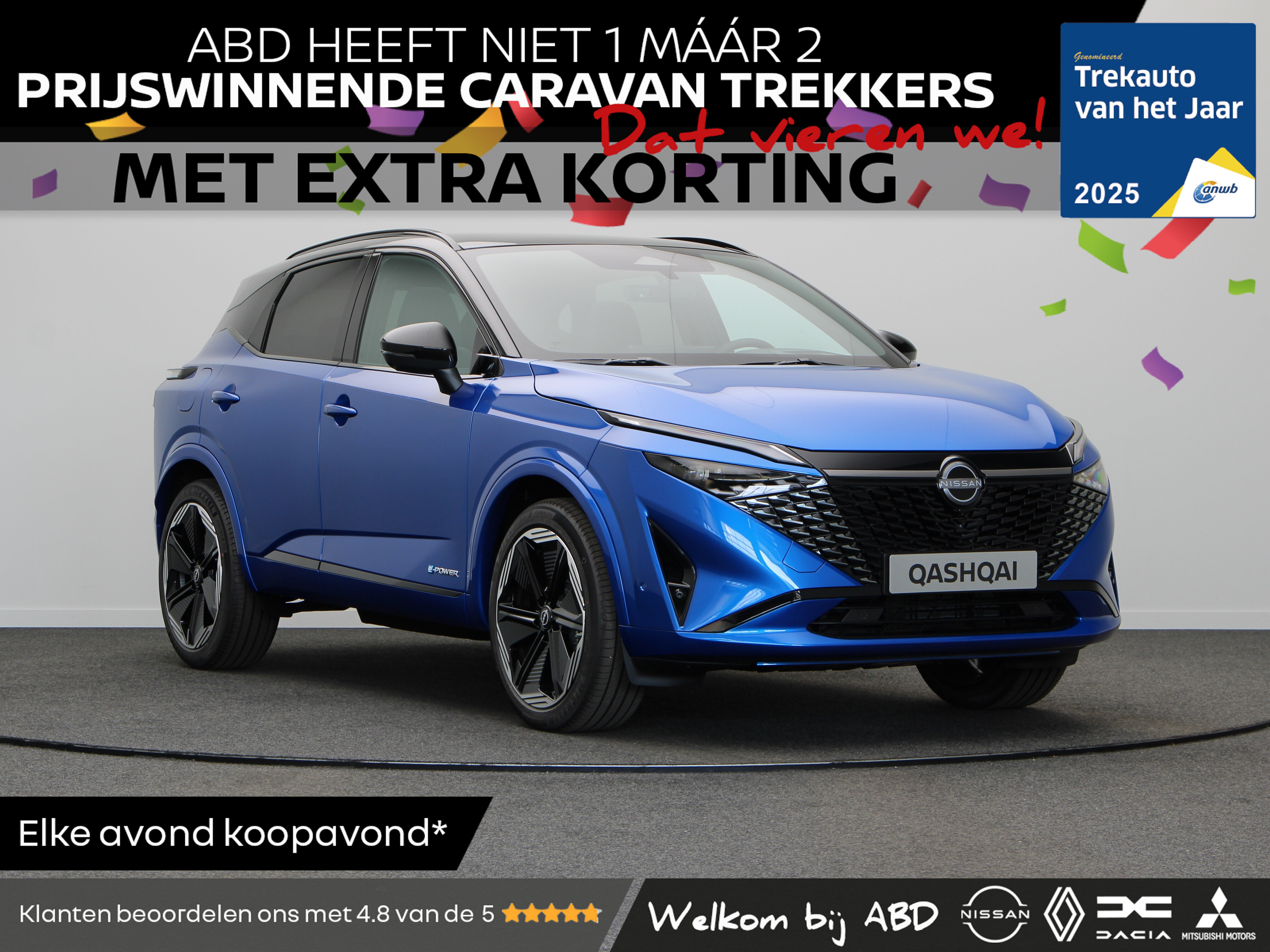 Nissan QASHQAI N-Design + Panoramisch glazen dak + Cold Pack e-Power