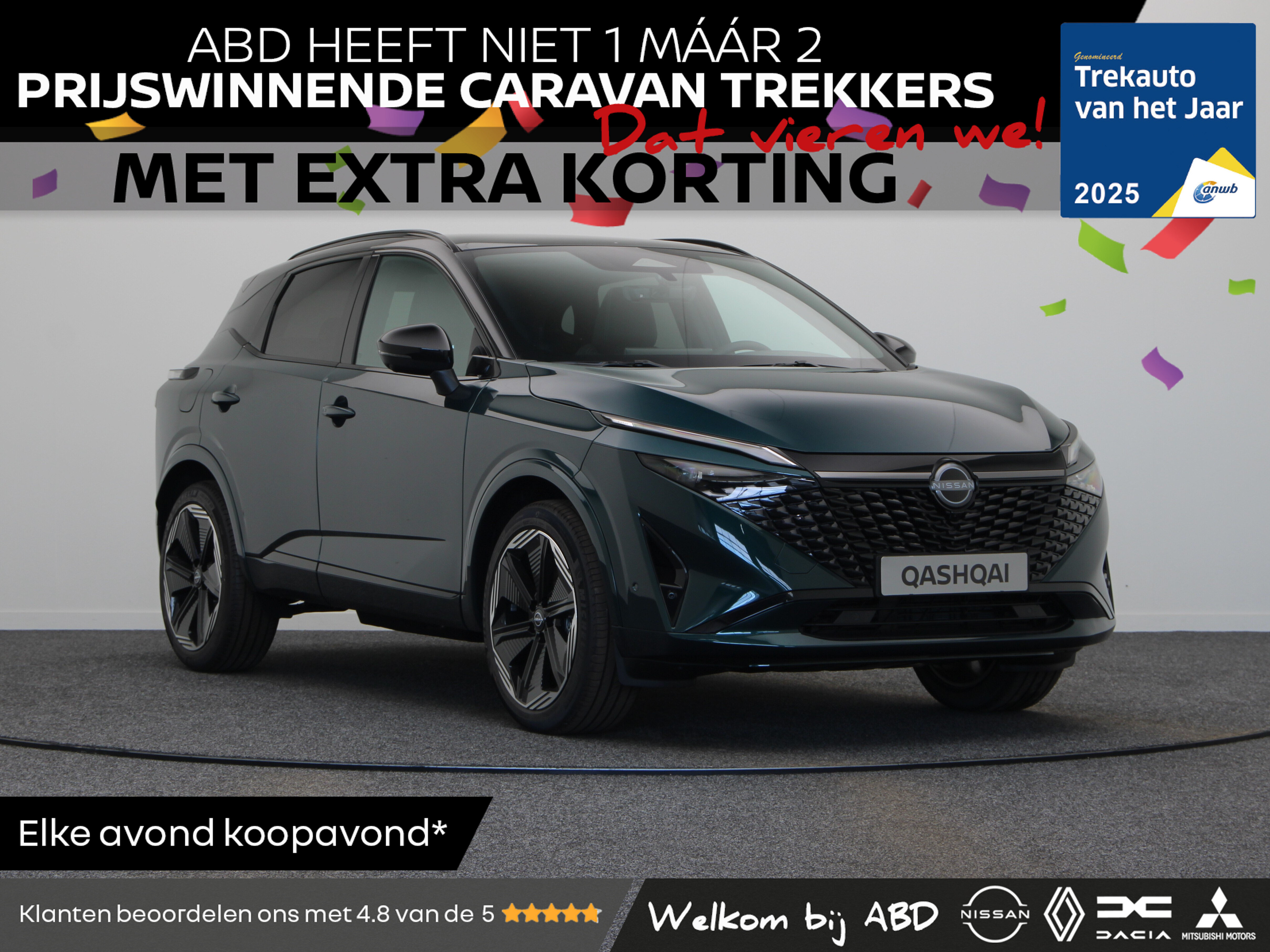Nissan QASHQAI N-Design + Panoramisch glazen dak + Cold Pack e-Power