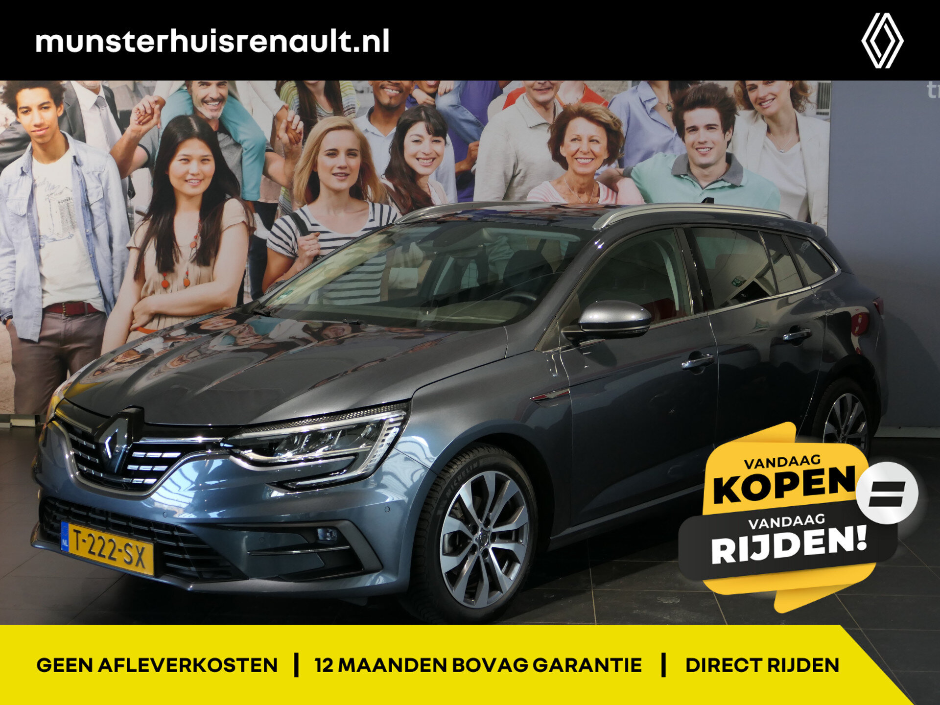 Renault Mégane Estate 1.3 TCe 140 Techno - Occasion Lease vanaf €409 p/m -