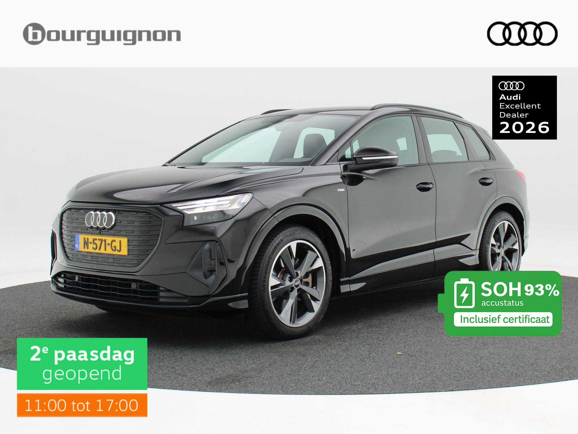 Audi Q4 e-tron 40 77 kWh 204 Pk Automaat S-Line - Afbeelding 1