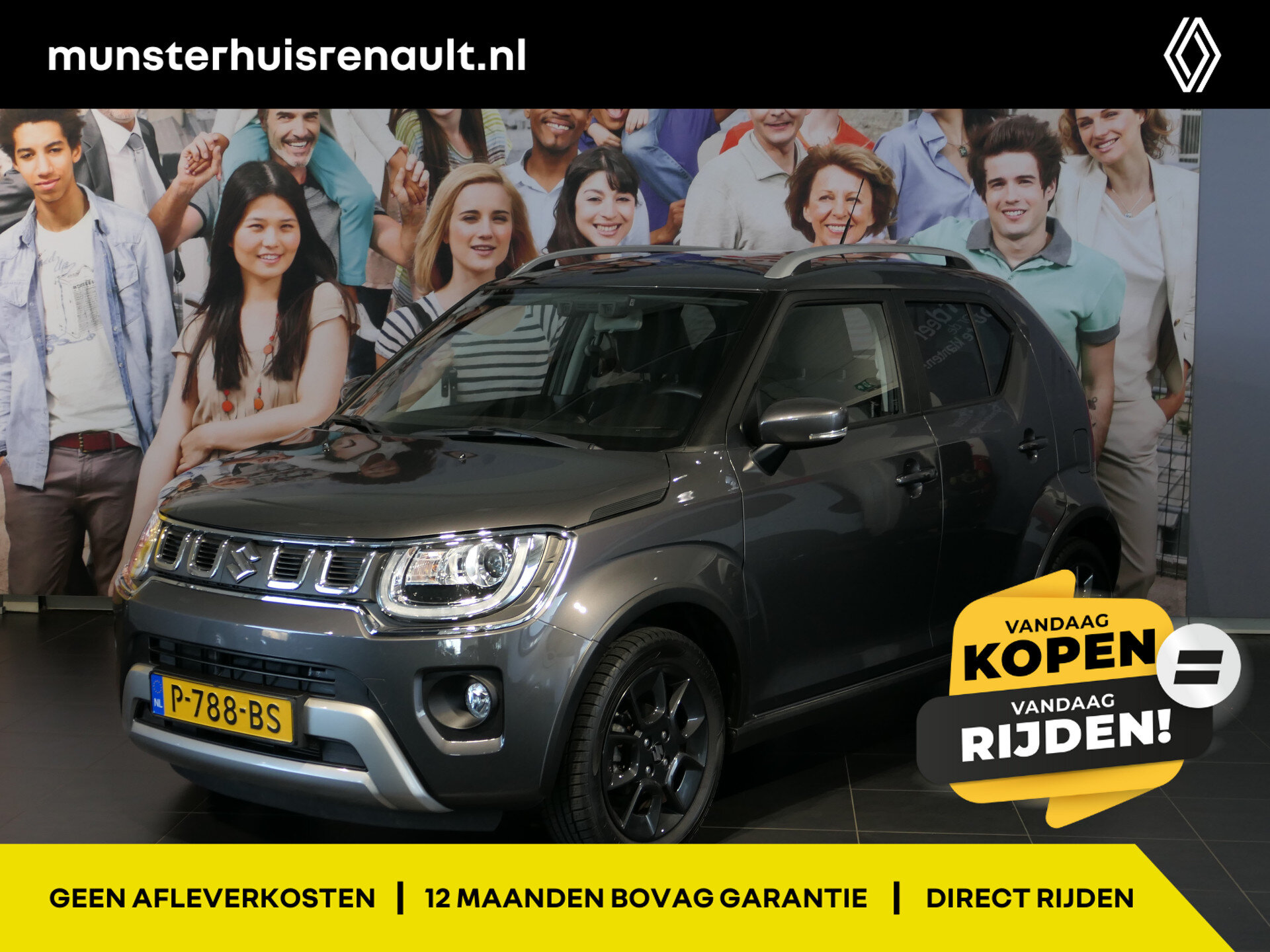Suzuki Ignis 1.2 Smart Hybrid Style - Occasion Lease vanaf €464 p/m -