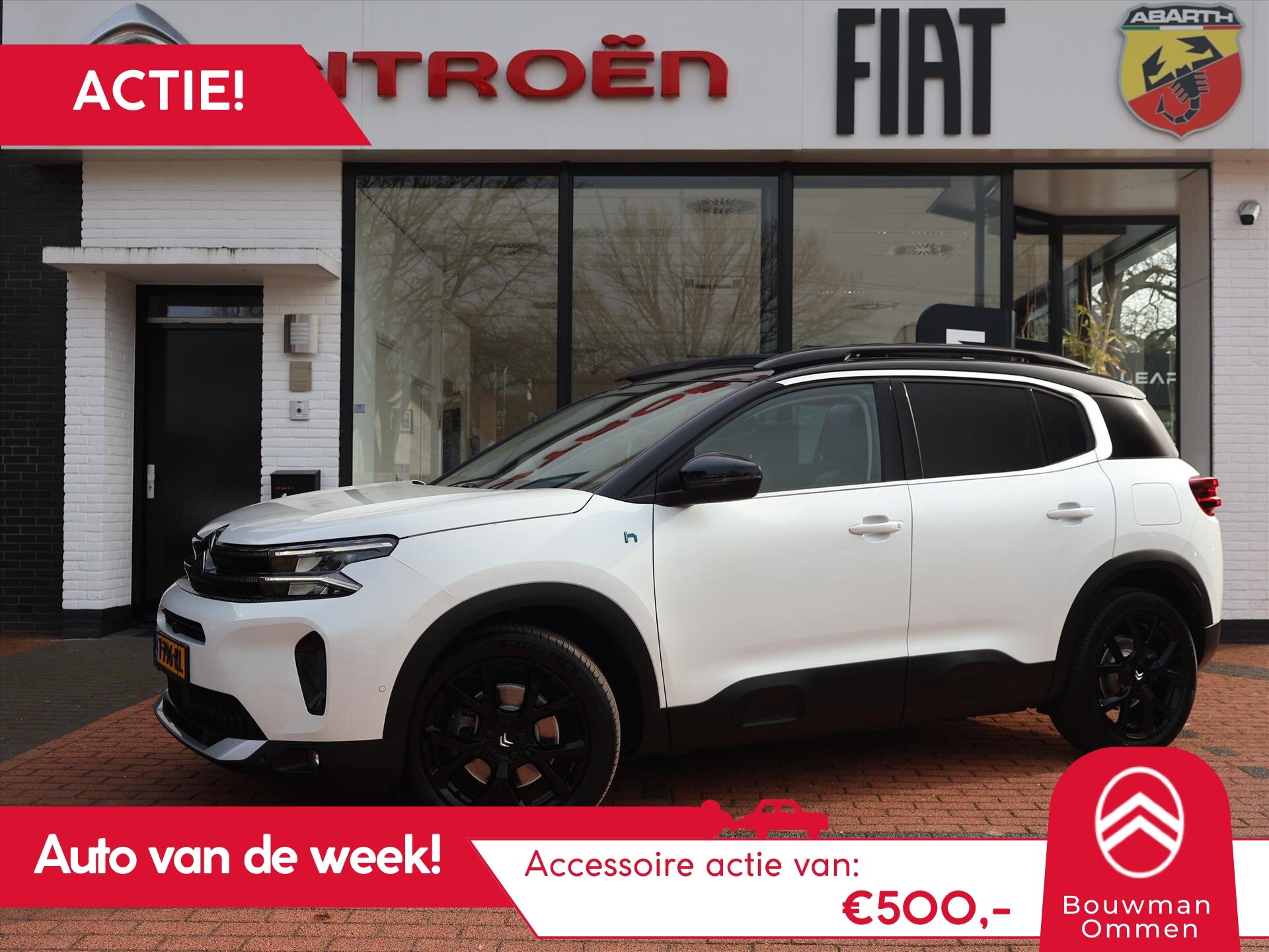 Citroën C5 Aircross SUV *Auto van de Week!* Plug-in Hybrid 225PK ë-EAT8 Automaat Shine, Rijklaarprijs | Black pack | Elektrische kofferklep | Schuif-/kanteldak