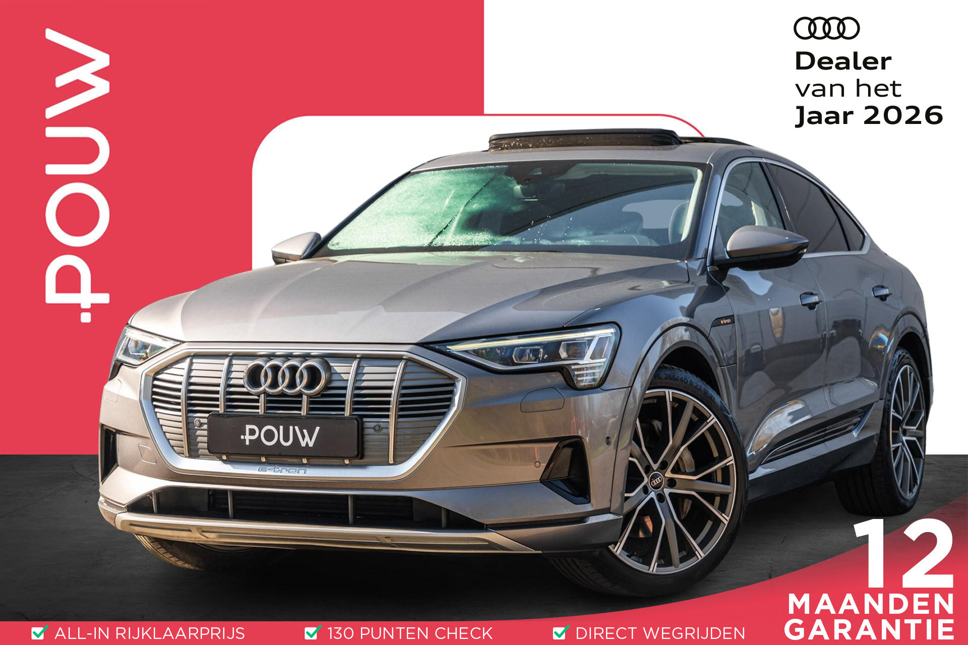 Audi e-tron Sportback 50 313pk Quattro Advanced Edition Plus 71 kWh