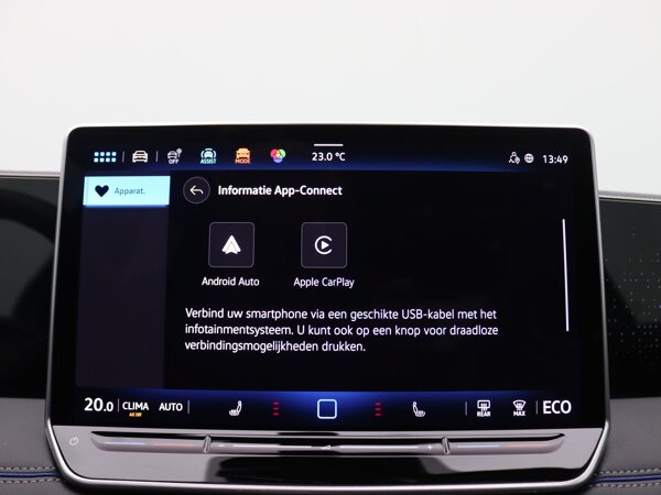 Navigatie via Apple carplay / Android auto
