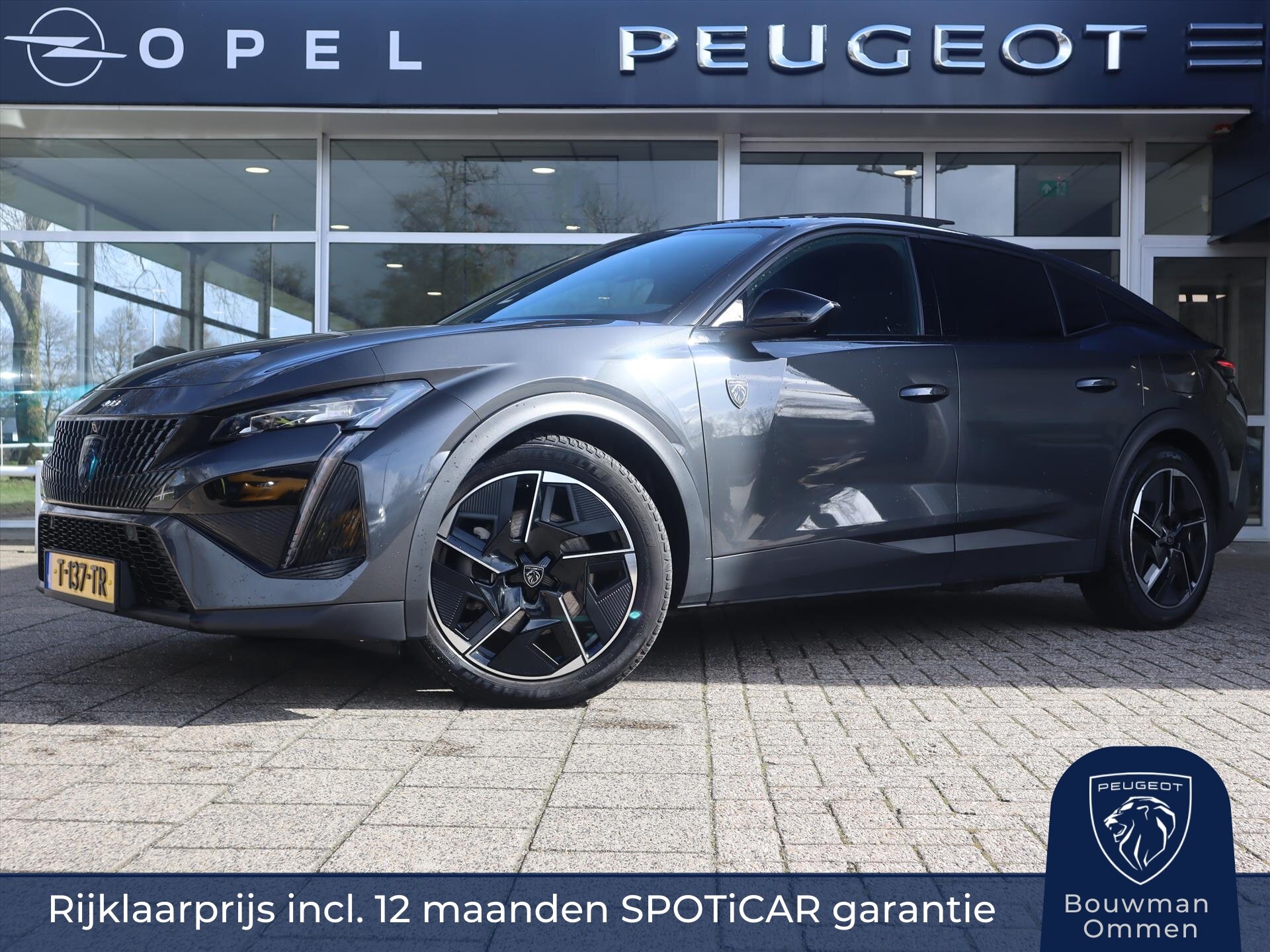 Peugeot 408 GT Plug-In Hybrid 225PK e-EAT8 automaat, Rijklaarprijs, Panoramadak Leder FOCAL 360° Camera 7,4 kW lader