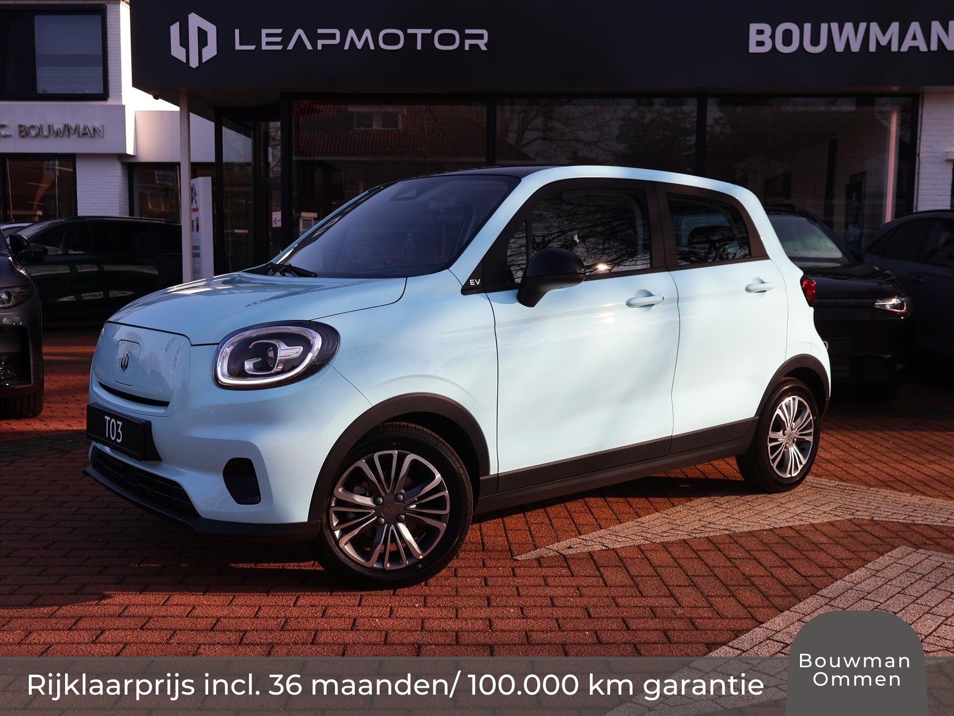 Leapmotor T03 EV 37,3 kWh 95PK Design, Rijklaarprijs | Camera | Navigatie | Panoramadak | Lichtmetalen wielen - Afbeelding 2