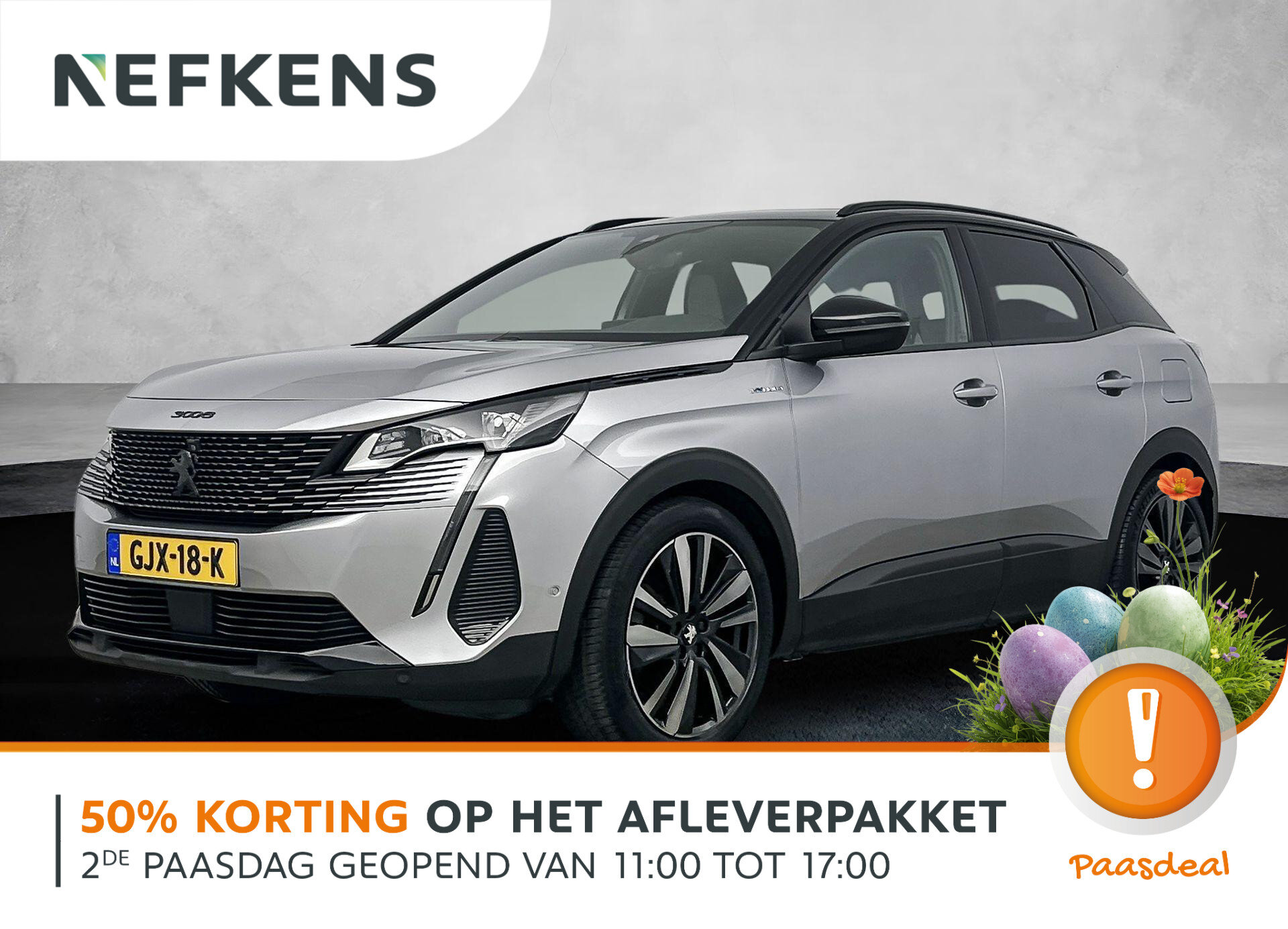 Peugeot 3008 SUV Blue Lease GT 1.6 Plug-in HYbrid4 300pk