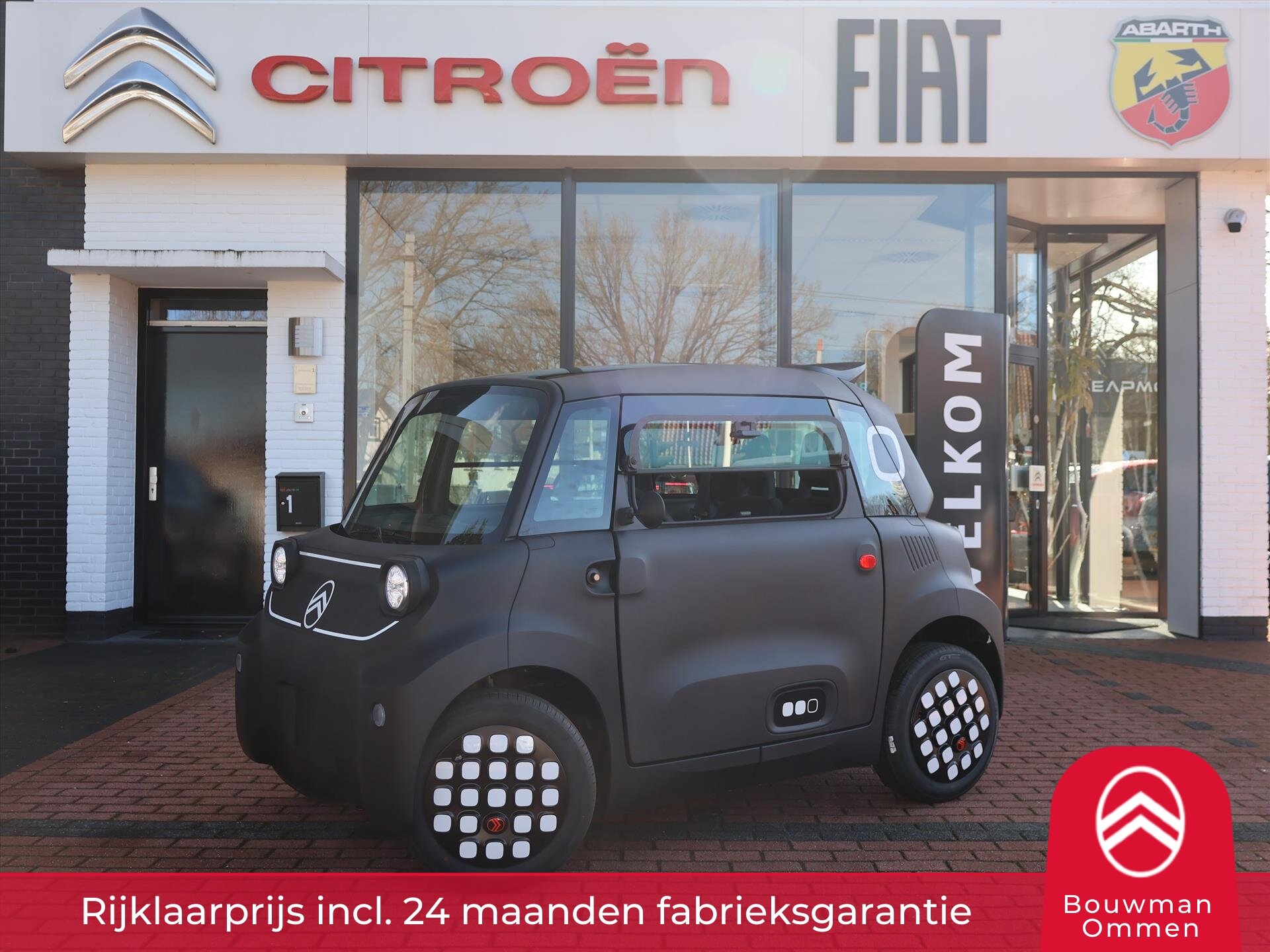 Citroën Ami EV 8pk Ami Dark Side, Rijklaarprijs | Panoramadak | Dakspoiler | 45km/h