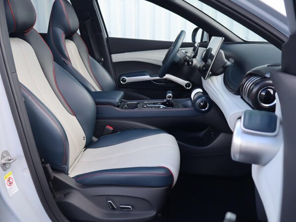 kunstlederen bekleding bicolor