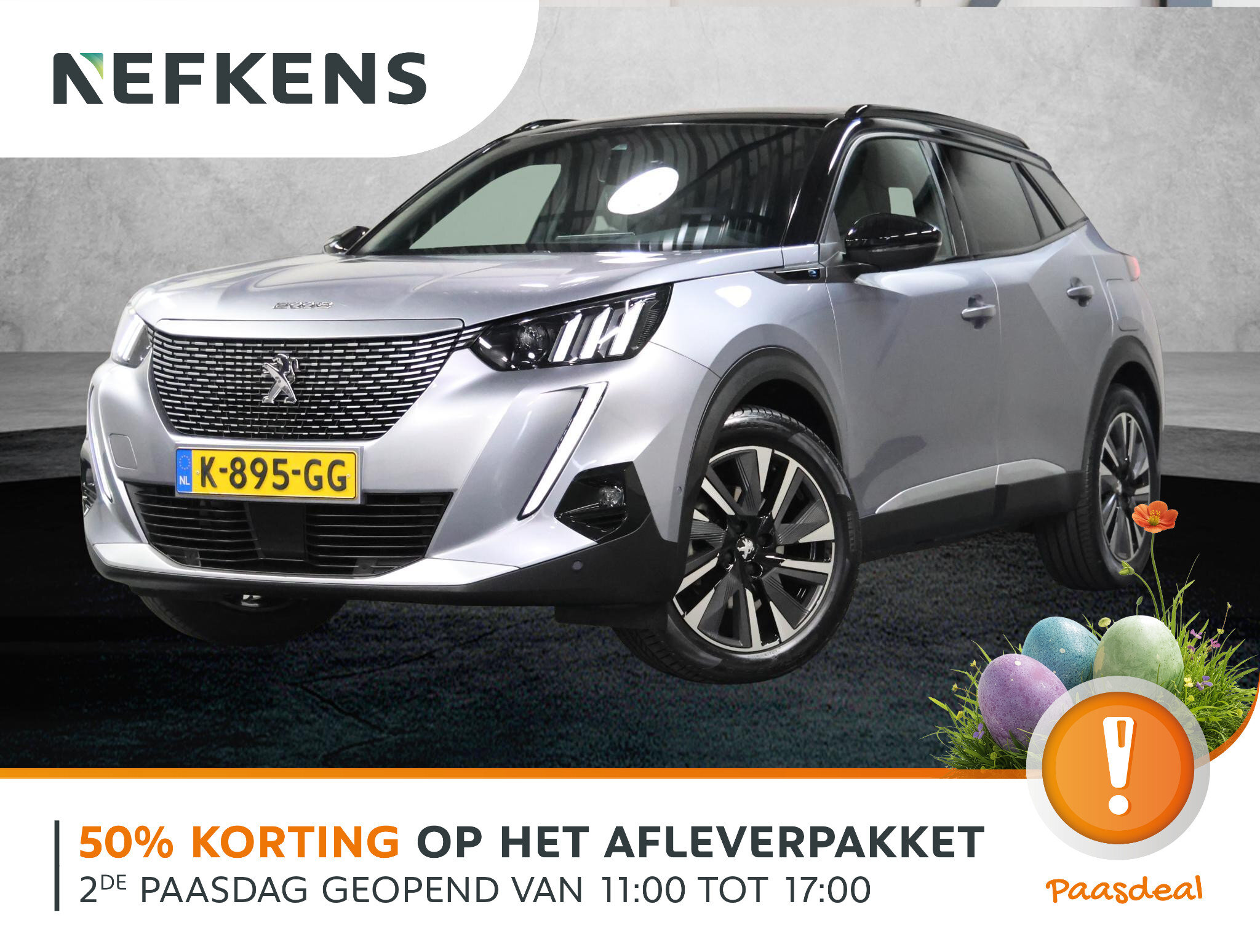 Peugeot e-2008 GT 50kWh 136PK