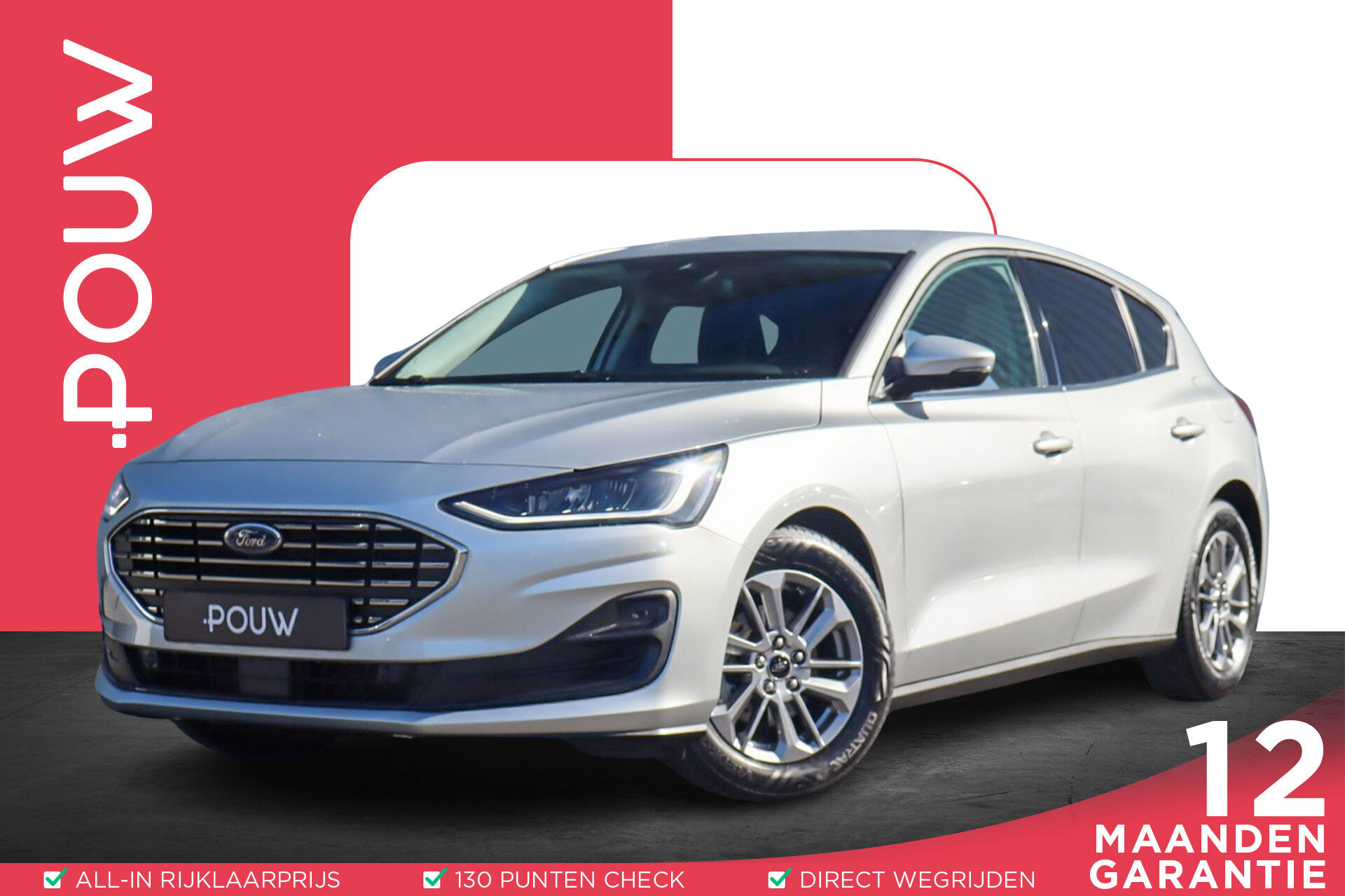 Ford Focus 1.0 EcoBoost 125pk Hybrid Titanium