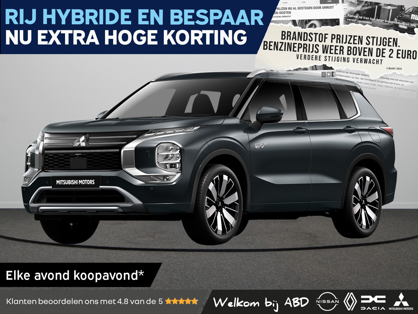 Mitsubishi Outlander Instyle 2.4 Plug-in Hybride