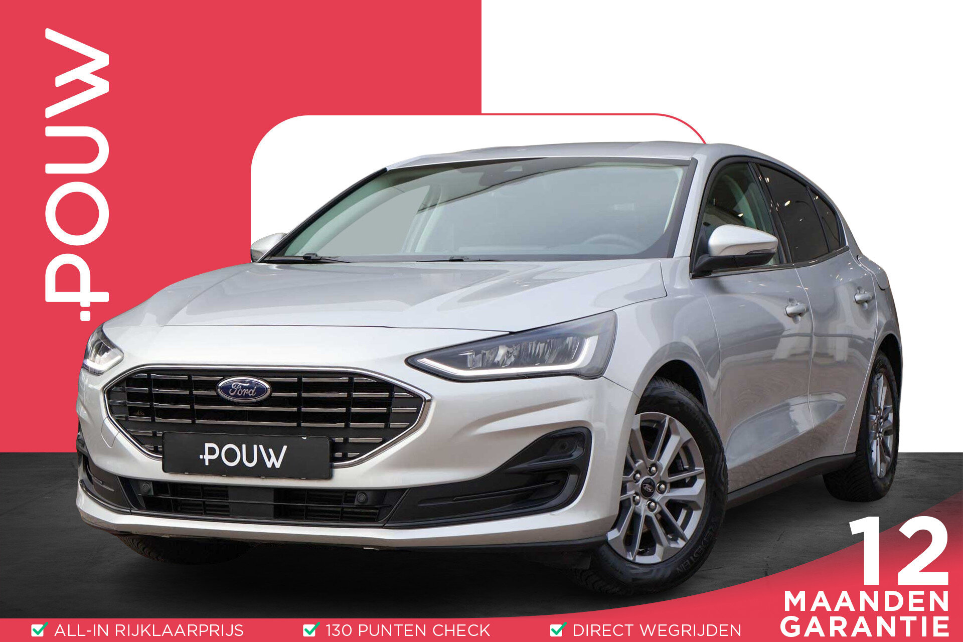 Ford Focus 1.0 EcoBoost 125pk Hybrid Titanium