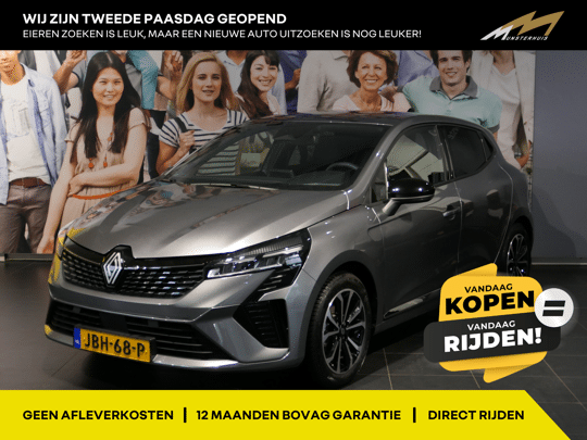 Renault Clio 1.6 E-Tech Full Hybrid 145 techno - Occasion Lease vanaf €429 p/m -