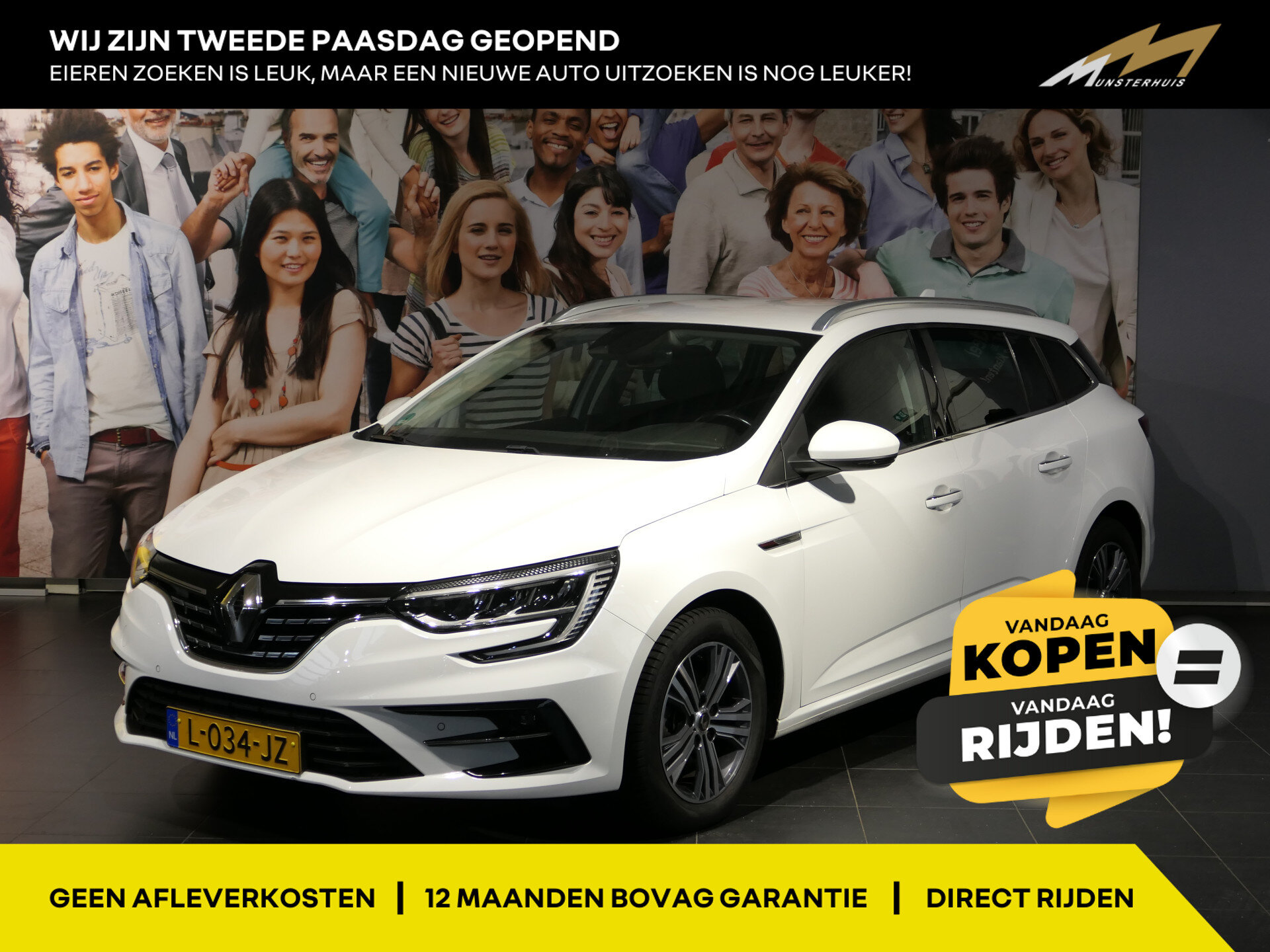 Renault Mégane Estate 1.3 TCe Intens - Occasion Lease vanaf €414 p/m -