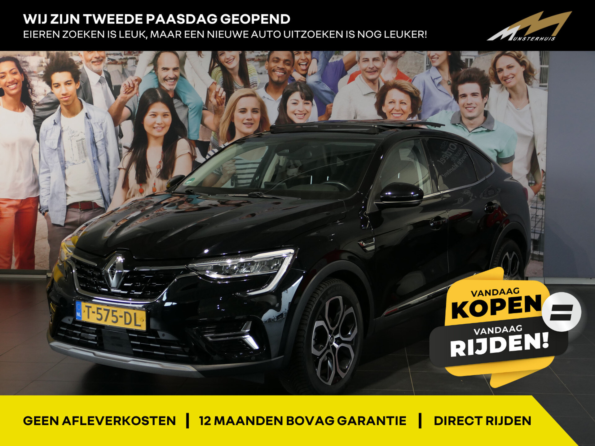 Renault Arkana 1.3 mild hybrid 160 techno - Occasion Lease vanaf €504 p/m -