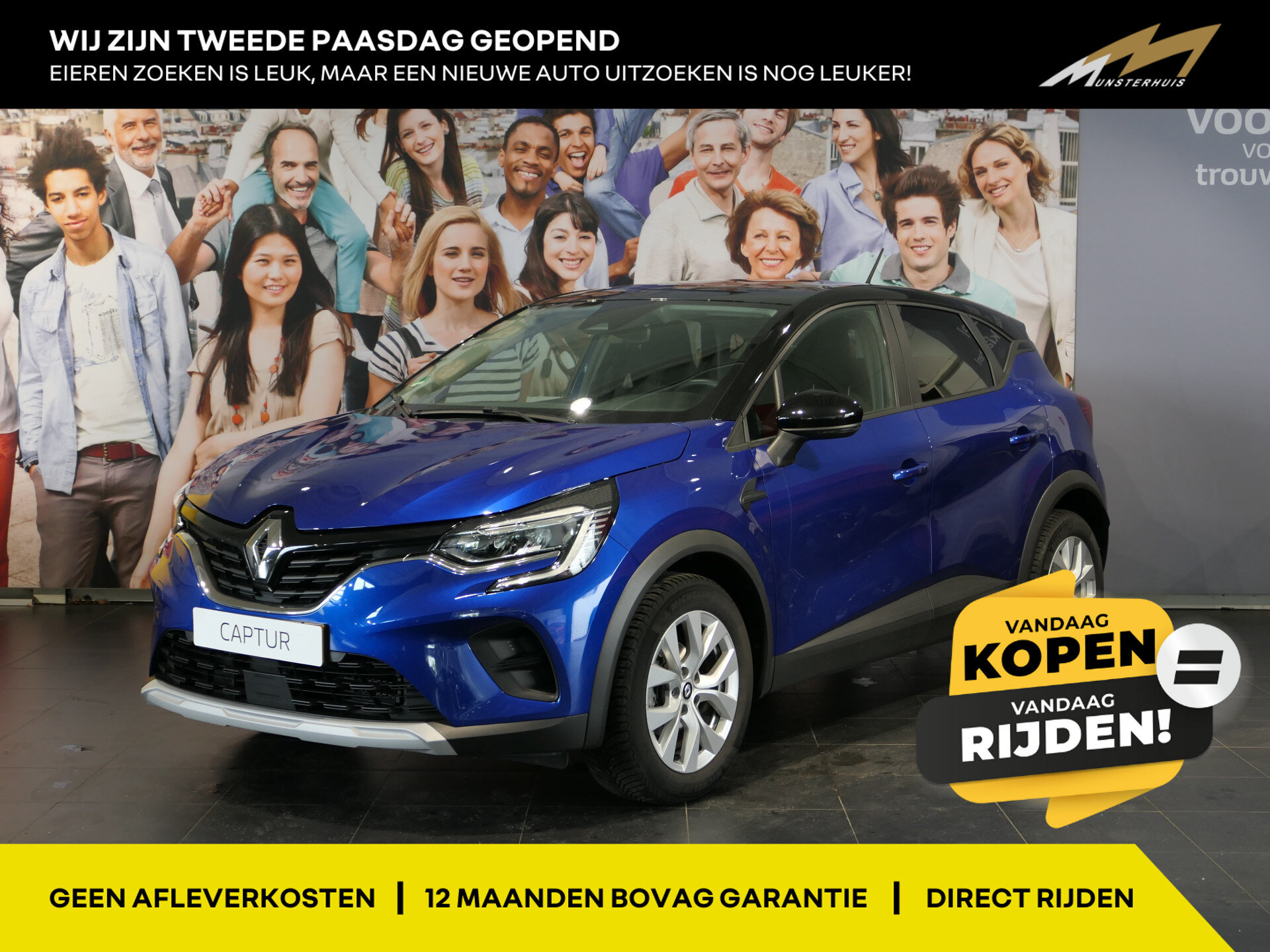 Renault Captur 1.0 TCe 90 evolution - Occasion Lease vanaf €374 p/m -