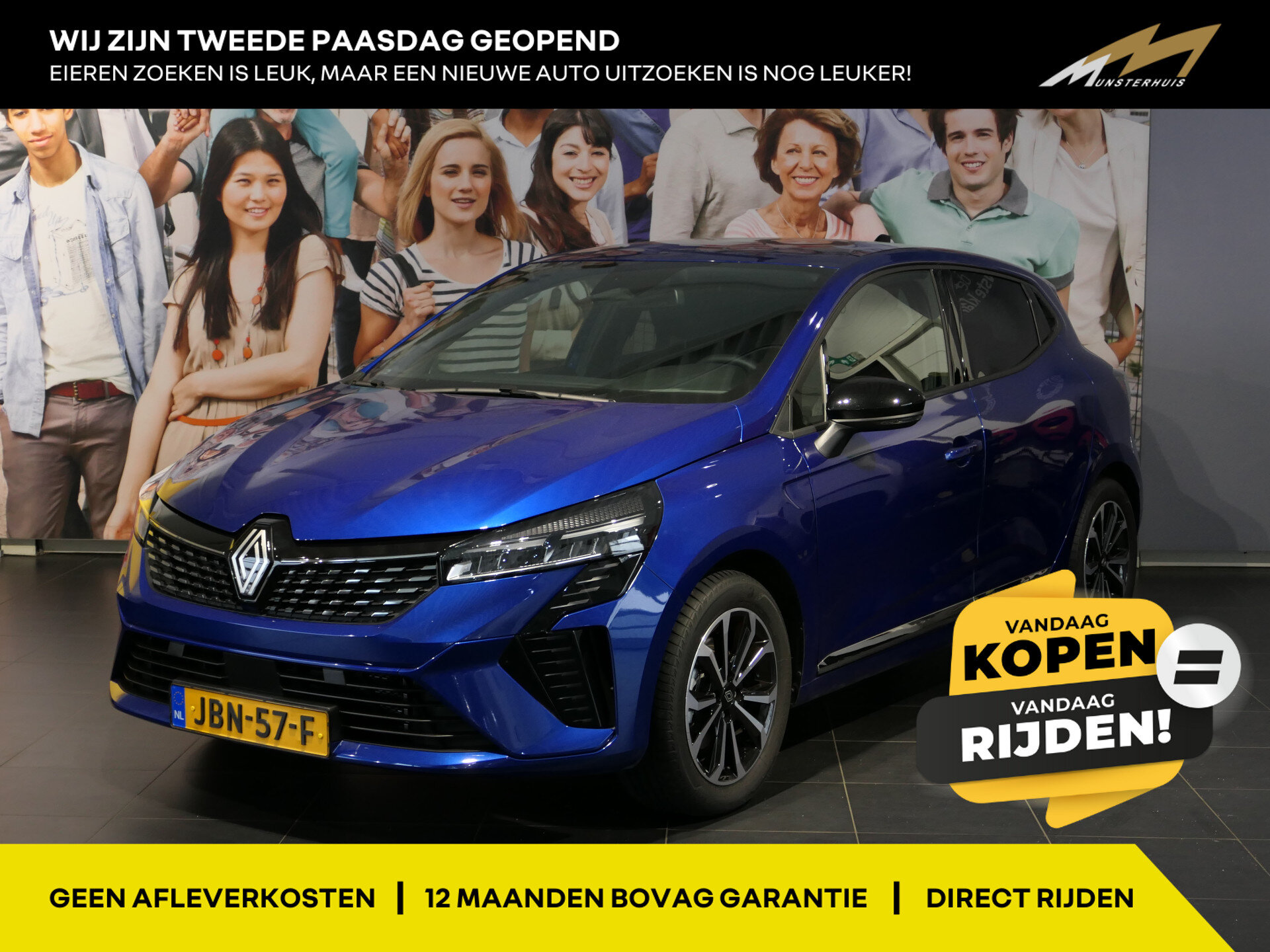 Renault Clio 1.6 E-Tech Full Hybrid 145 techno - Occasion Lease vanaf €429 p/m -