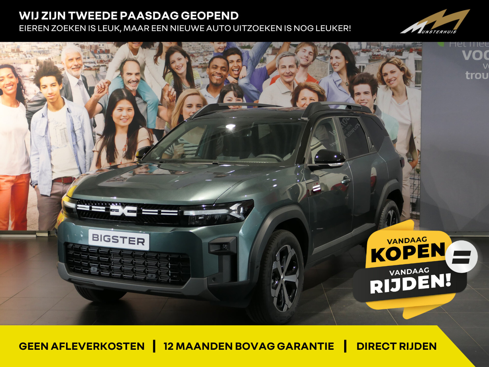 Dacia Bigster 1.8 Hybrid 155 Journey - Occasion Lease vanaf €554 p/m - *DEMO!*