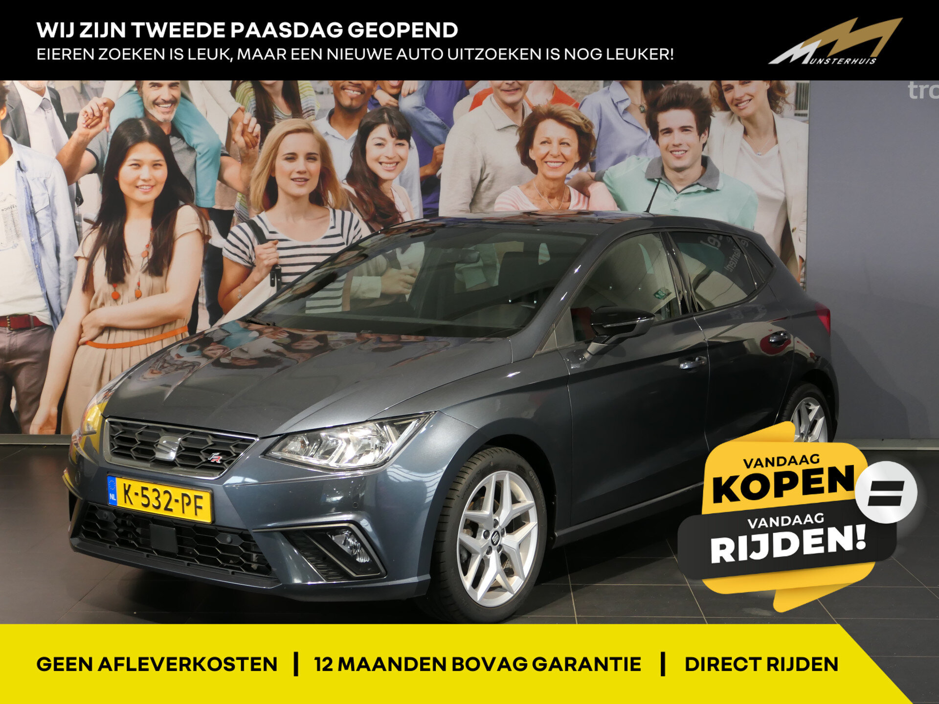 SEAT Ibiza 1.0 TSI FR Business Intense - Occasion Lease vanaf €484 p/m -