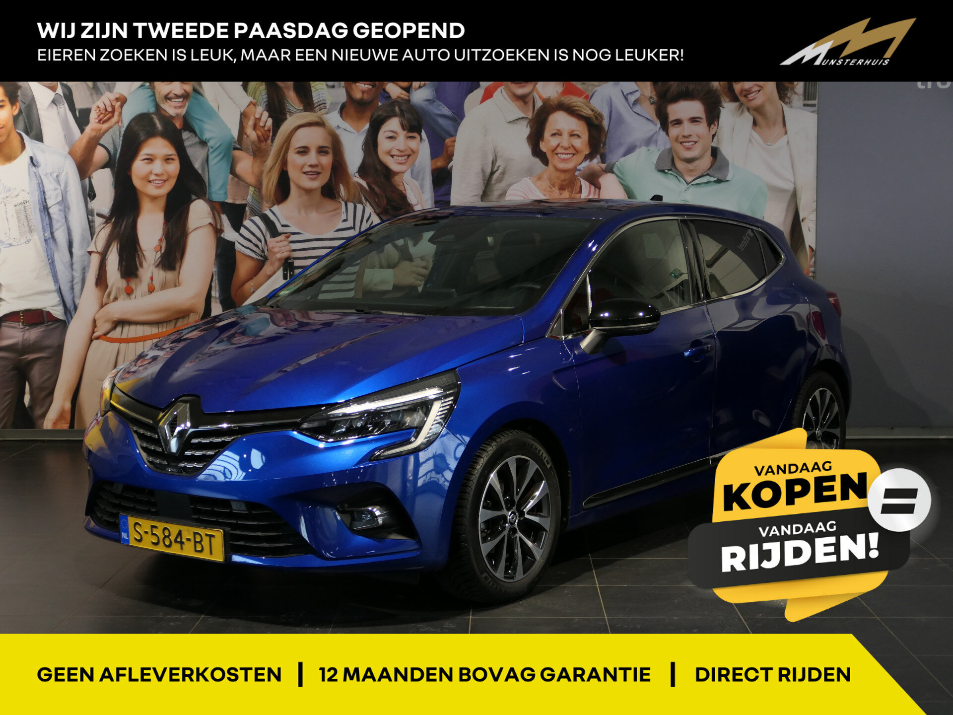 Renault Clio 1.0 TCe 90 Techno - Occasion Lease vanaf €354 p/m -