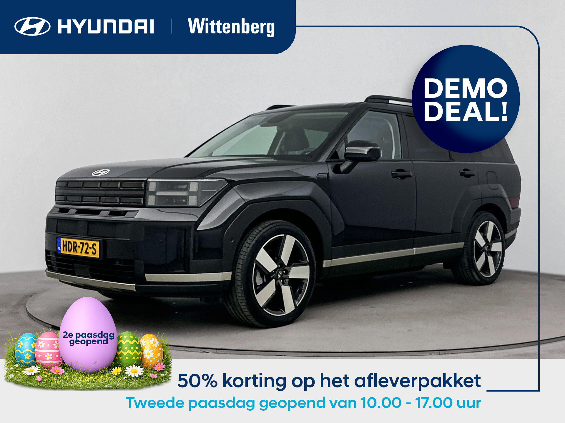 Hyundai Santa Fe 1.6 T-GDI HEV PREMIUM SKY 7 PERSOONS - Afbeelding 1