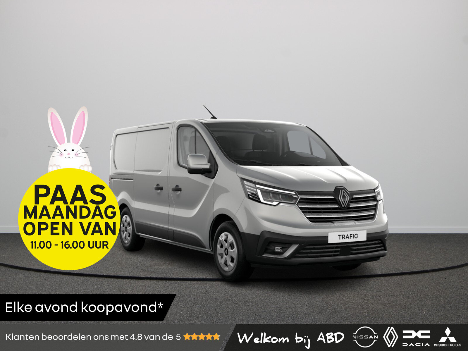 Renault Trafic Gesloten Bestel L1H1 E-TECH Electric 120 1AT Advance