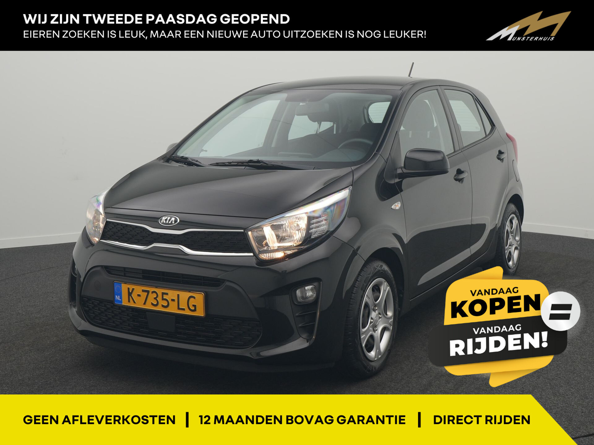 Kia Picanto 1.0 DPi ComfortLine - Occasion Lease Vanaf €399 p/m