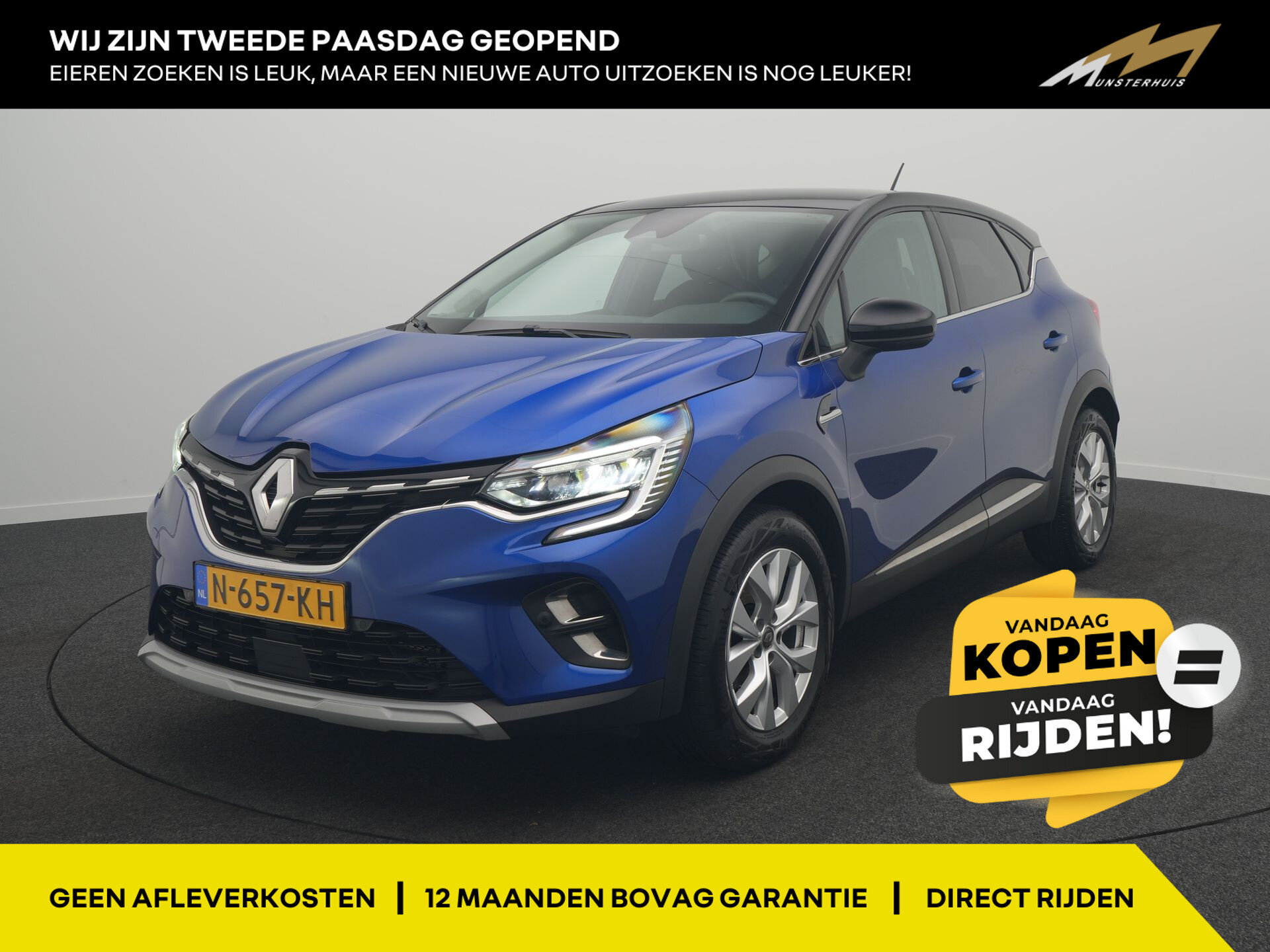 Renault Captur TCe 90 Intens - Occasion Lease vanaf €414 p/m