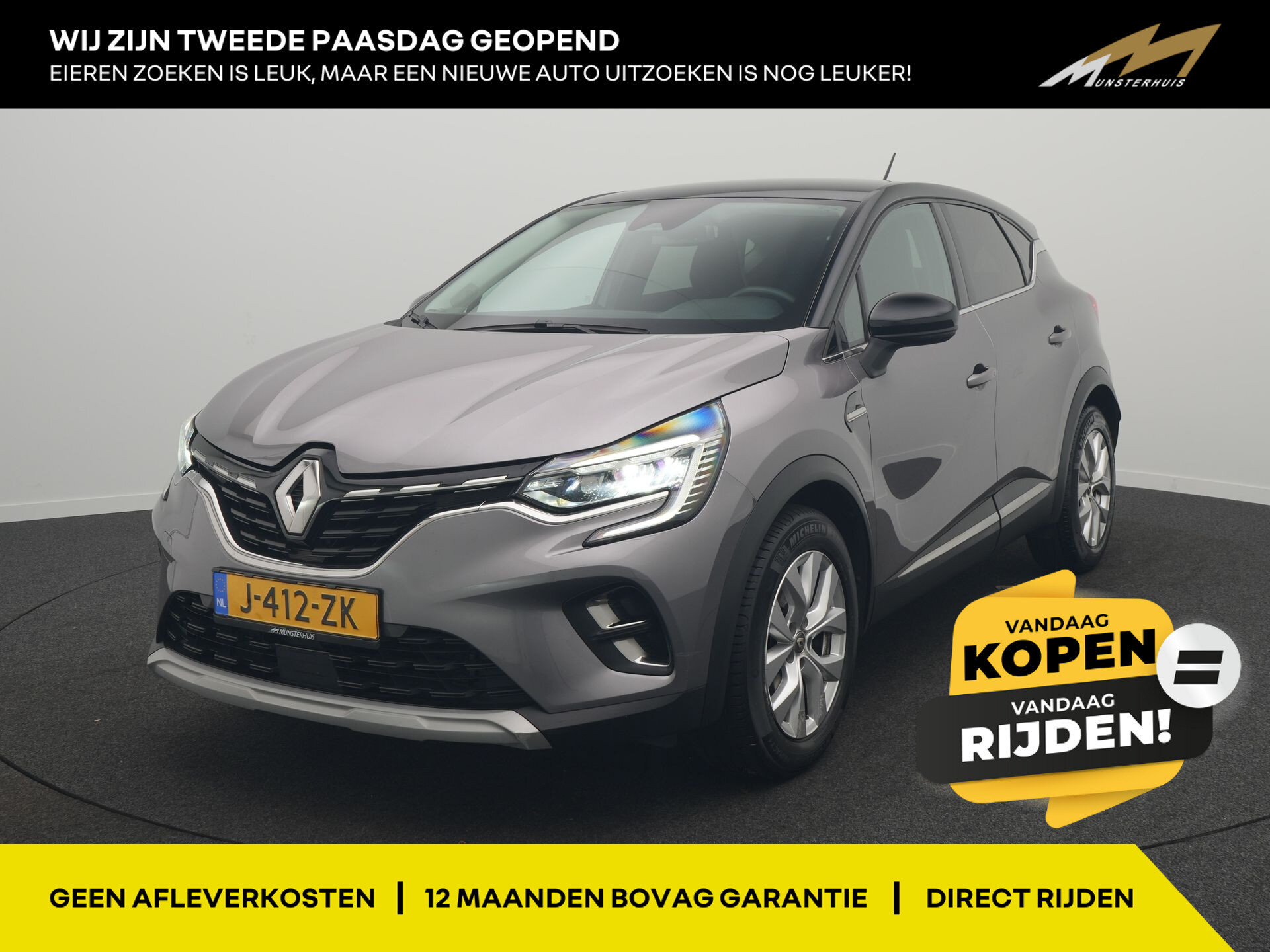 Renault Captur TCe 100 Intens - Occasion Lease vanaf €459 p/m