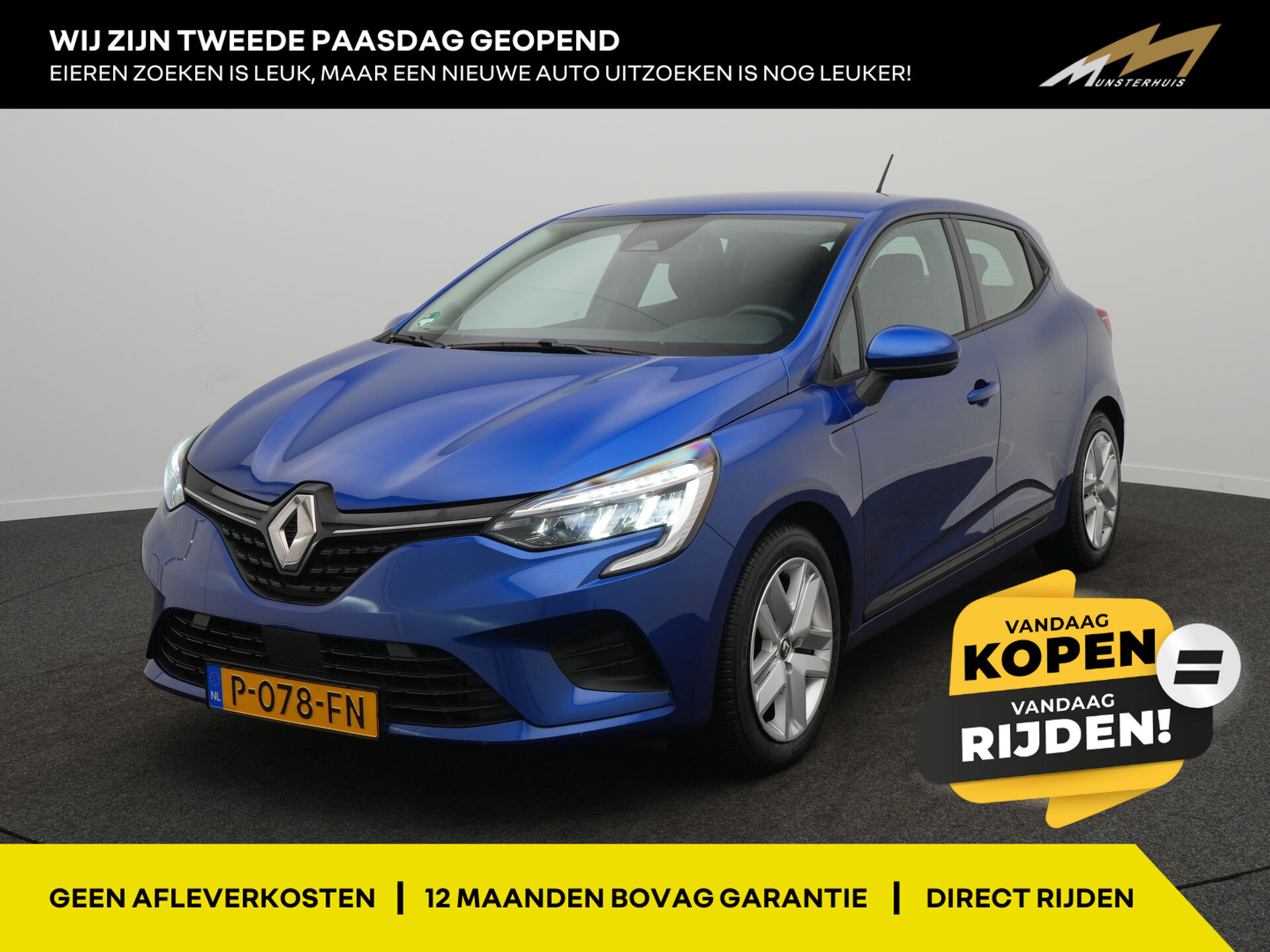 Renault Clio 1.6 E-Tech Hybrid 140 Zen - Occasion Lease vanaf €489 p/m