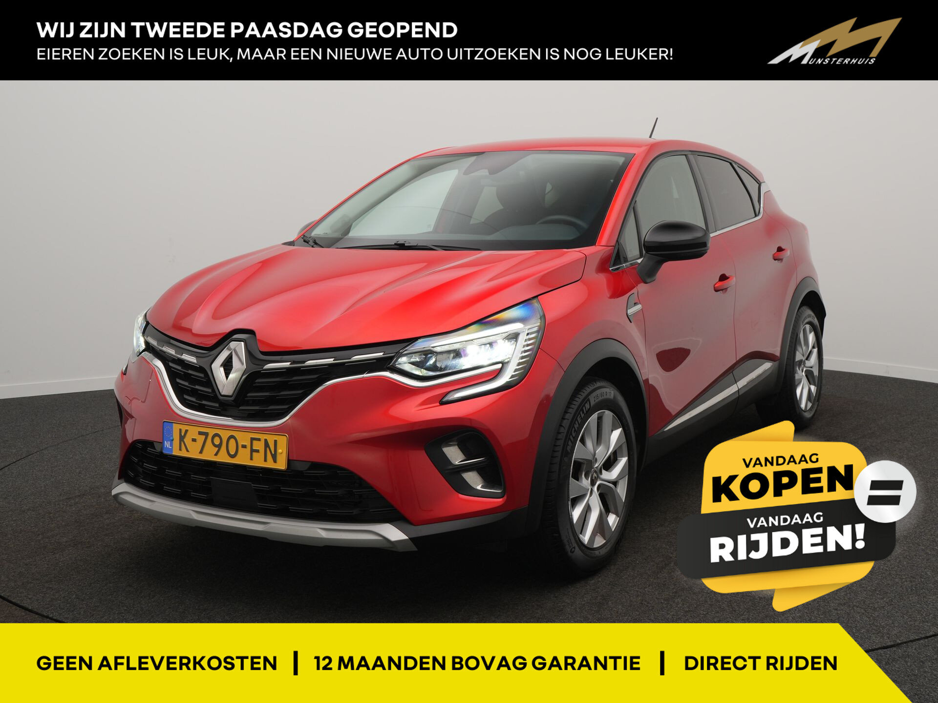 Renault Captur TCe 100 Intens - Occasion Lease vanaf €539 p/m